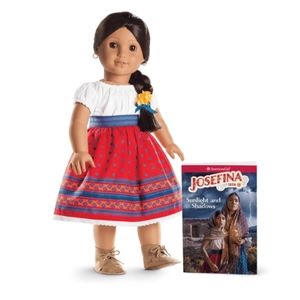 Josefina Montoya historical American Girl doll with book.